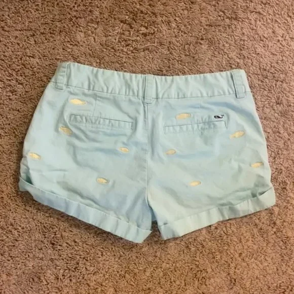 Vineyard Vines Embroidered Yellow Fish Shorts - Picture 2 of 2